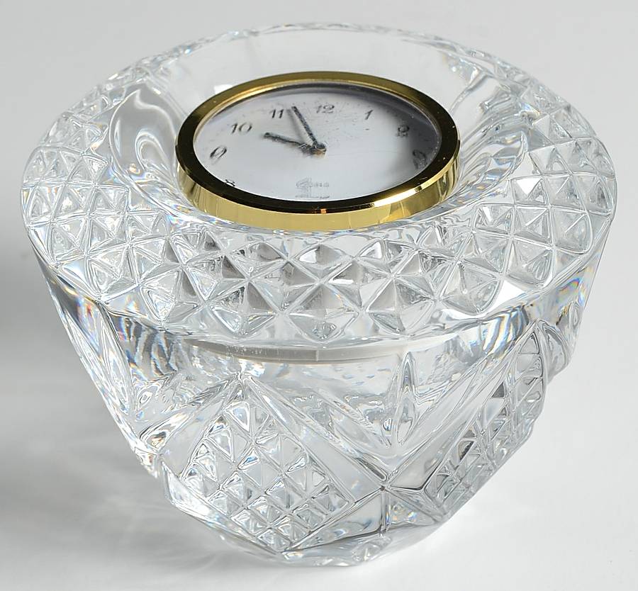 Fontenay Quartz Clock by Cristal D'Arques - Durand-1