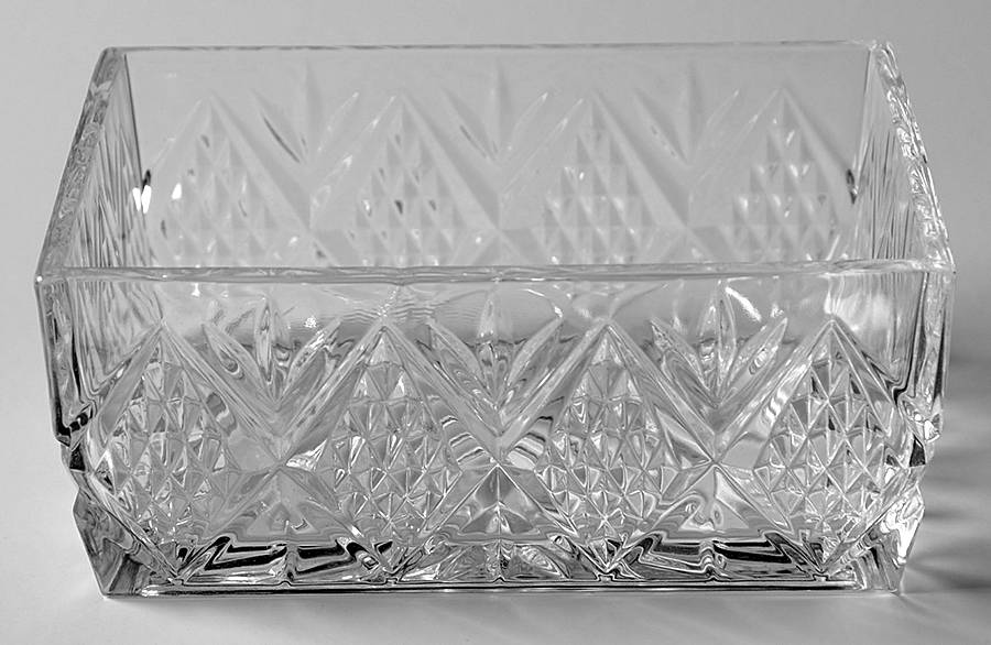 Fontenay Rectangle Box No Lid by Cristal D'Arques - Durand-1