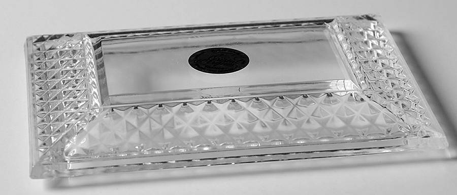 Fontenay Lid for Rectangle Box by Cristal D'Arques - Durand-1