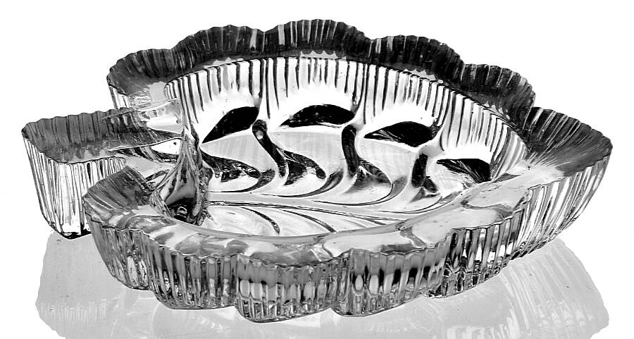 Fougere Ashtray by Cristal D'Arques - Durand-1