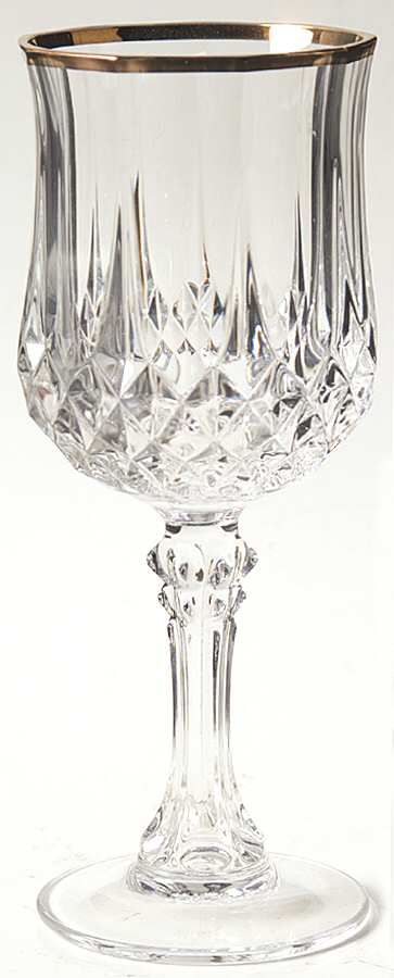 Longchamp Gold Sherry Glass by Cristal D'Arques - Durand-1