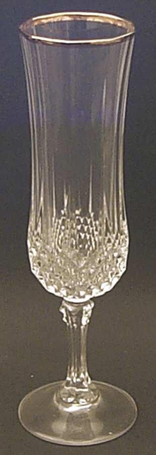 Longchamp Gold Fluted Champagne by Cristal D'Arques - Durand-1