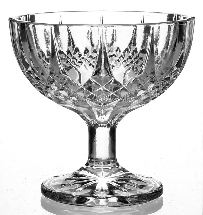 Longchamp (Clear) Dessert-Footed by Cristal D'Arques - Durand-1