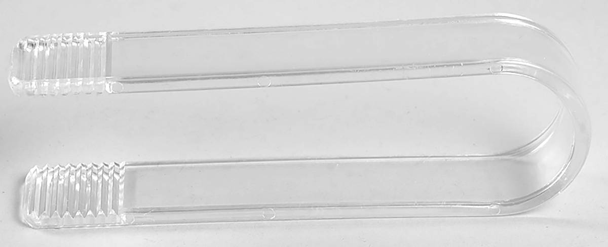 Longchamp (Clear) Acrylic Ice Tongs by Cristal D'Arques - Durand-1