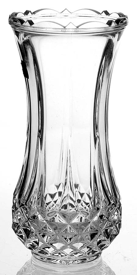 Longchamp (Clear) 6" Flower Vase by Cristal D'Arques - Durand-1