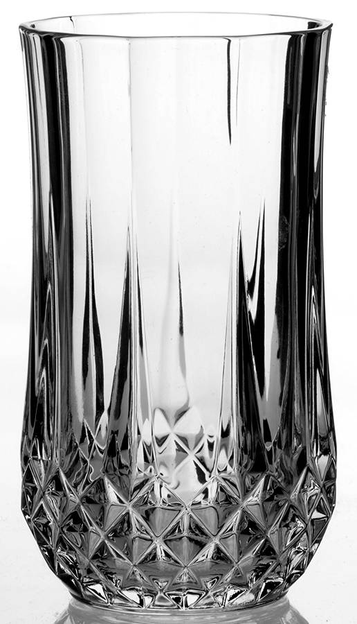 Longchamp (Clear) 10 Oz Flat Tumbler by Cristal D'Arques - Durand-1