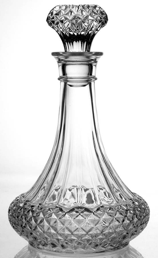 Longchamp (Clear) Decanter & Stopper by Cristal D'Arques - Durand-1