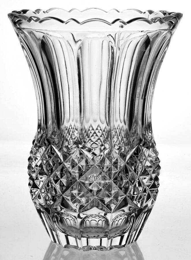 Longchamp (Clear) 6" Flower Vase by Cristal D'Arques - Durand-1