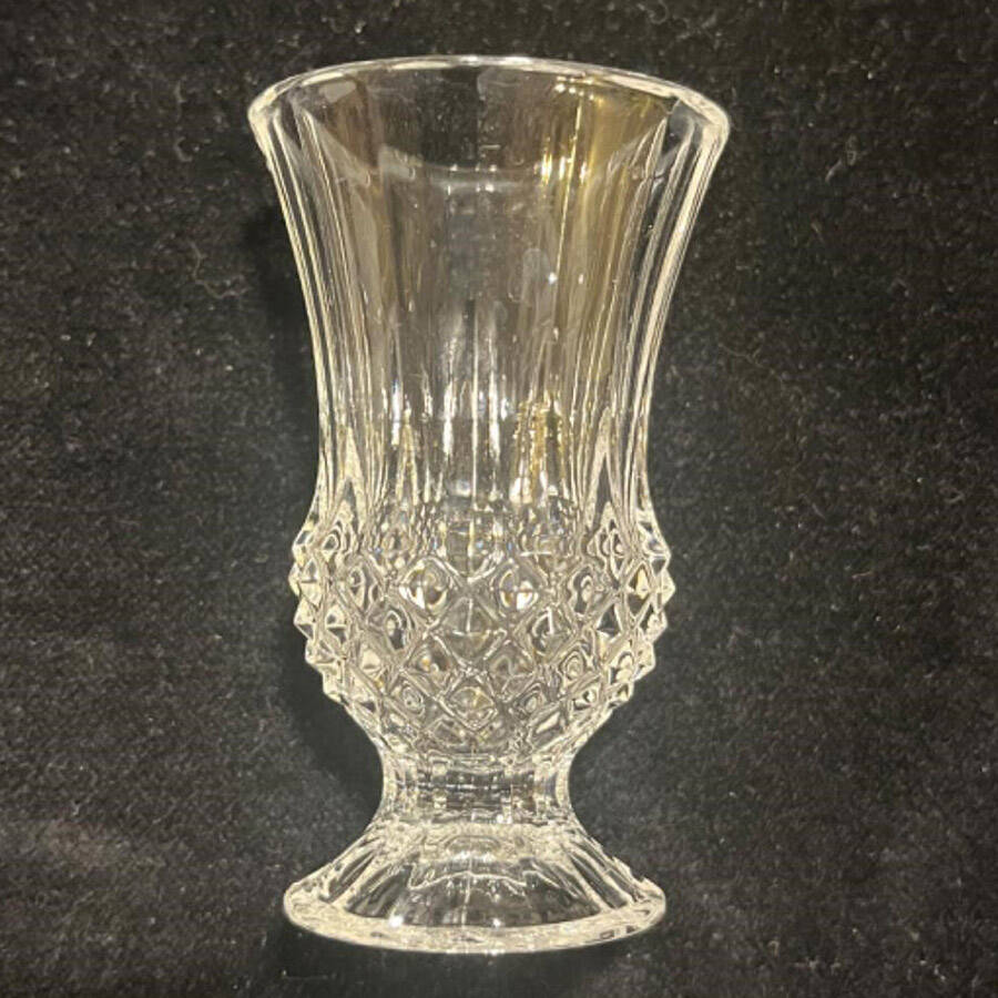 Longchamp (Clear) 3" Footed Vase by Cristal D'Arques - Durand-1