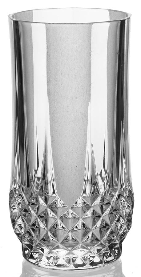 Longchamp (Clear) Highball Glass Frosted by Cristal D'Arques - Durand-1