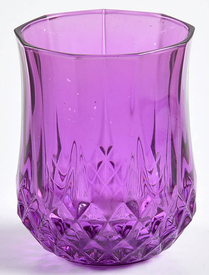 Longchamp (Clear) Amethyst Shot Glass by Cristal D'Arques - Durand-1