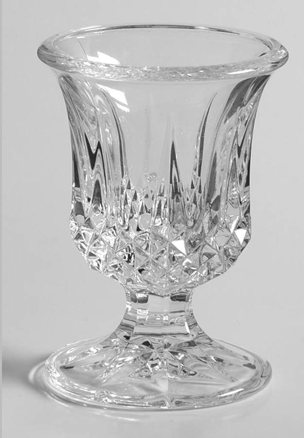 Longchamp (Clear) 3" Candleholder by Cristal D'Arques - Durand-1