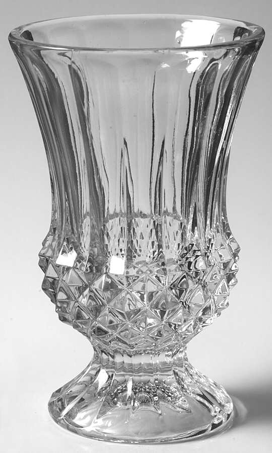 Longchamp (Clear) 5" Flower Vase by Cristal D'Arques - Durand-1
