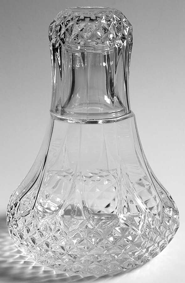 Longchamp (Clear) (2 Piece) Nite Set (Carafe & Tumbler) by Cristal D'Arques - Durand-1