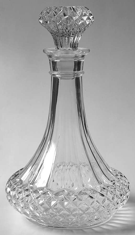 Longchamp (Clear) Ships Decanter & Stopper by Cristal D'Arques - Durand-1