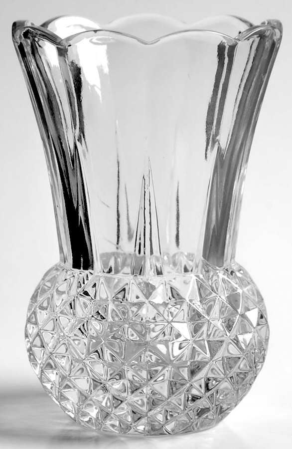 Longchamp (Clear) 5" Flower Vase by Cristal D'Arques - Durand-1