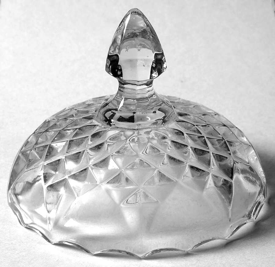 Longchamp (Clear) Lid for Candy Dish by Cristal D'Arques - Durand-1