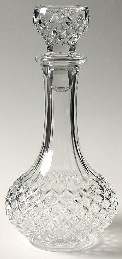 Longchamp (Clear) Cordial Decanter & Stopper by Cristal D'Arques - Durand-1