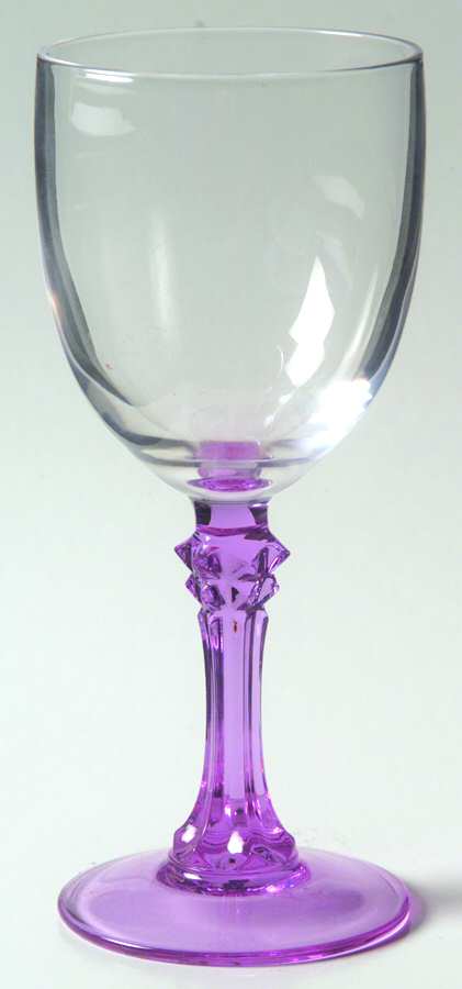 Lude Lilas Wine Glass by Cristal D'Arques - Durand-1
