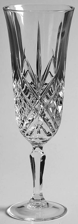 Masquerade Fluted Champagne by Cristal D'Arques - Durand-1