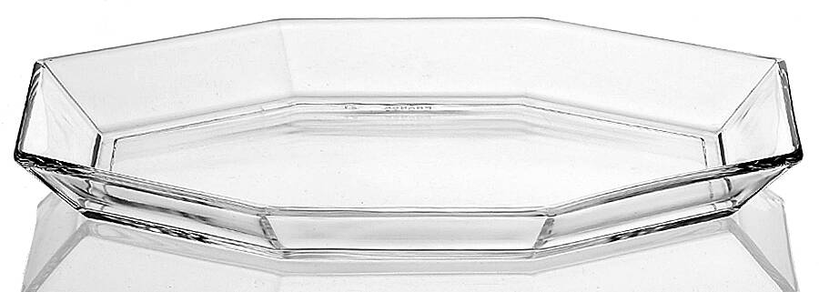 Octime Clear 1/4 Pound Butter Dish, No Lid by Cristal D'Arques - Durand-1