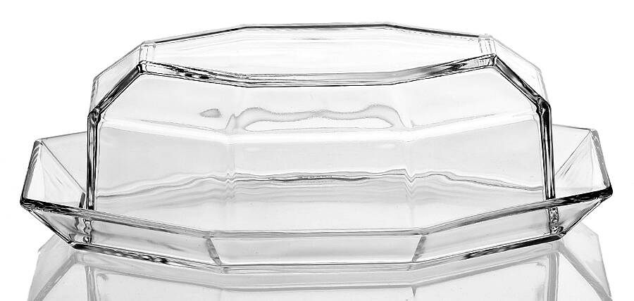 Octime Clear 1/4 Pound Covered Butter by Cristal D'Arques - Durand-1