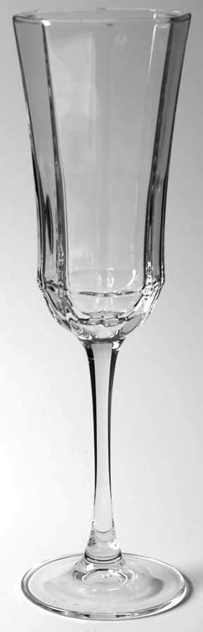 Octime Clear Fluted Champagne by Cristal D'Arques - Durand-1