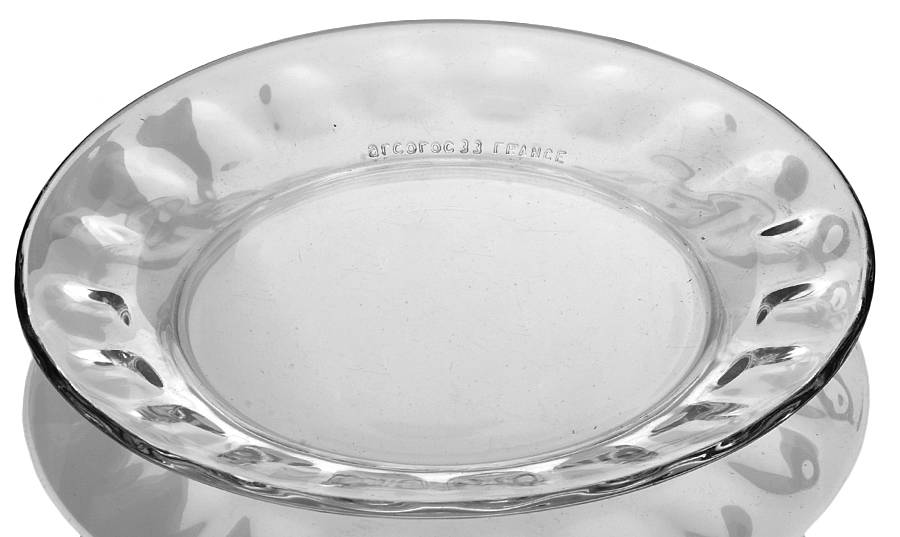 Petale Bread & Butter Plate by Cristal D'Arques - Durand-1
