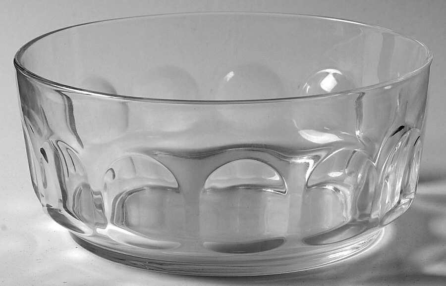 Petale Round Bowl by Cristal D'Arques - Durand-1