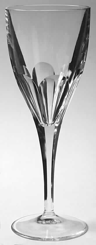Petale (Megeve Shape) Water Goblet by Cristal D'Arques - Durand-1