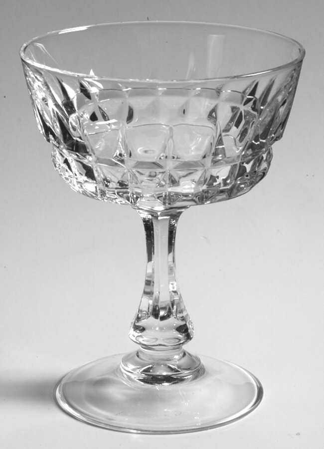 Pompadour Champagne/Tall Sherbet by Cristal D'Arques - Durand-1