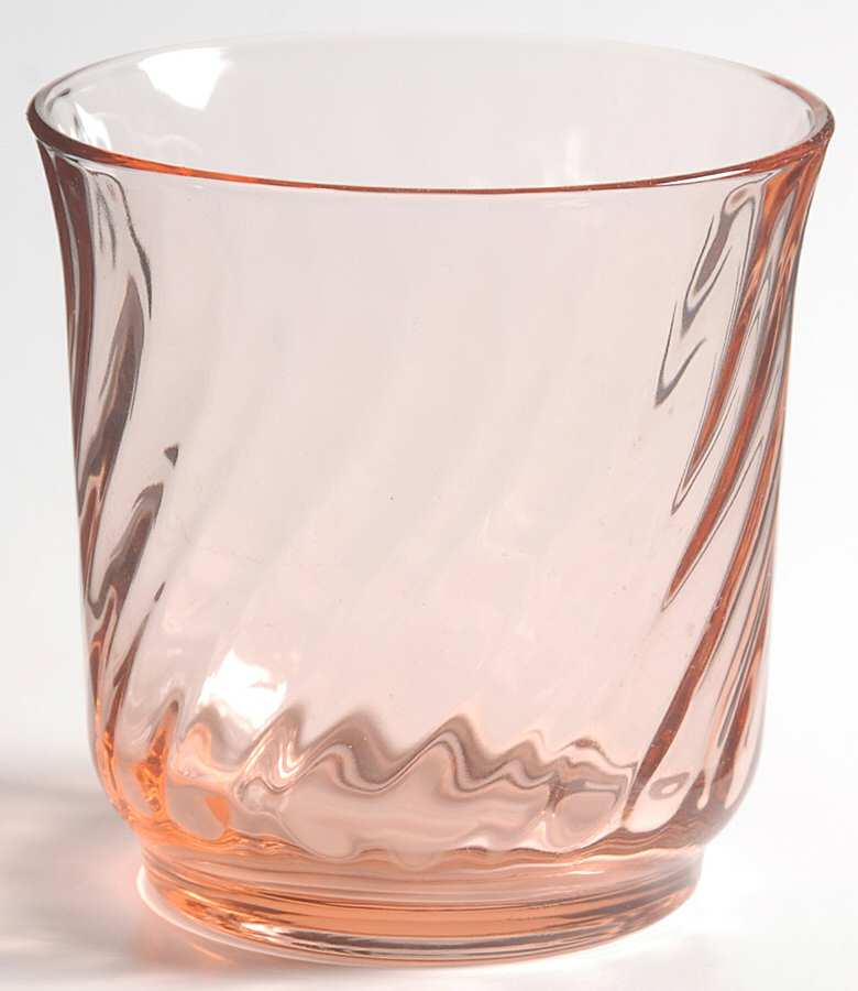 Rosaline Pink (Swirl Optic) Old Fashioned by Cristal D'Arques - Durand-1