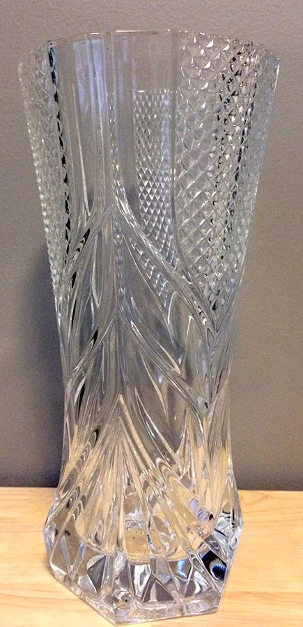 Royale Clear 11" Flower Vase by Cristal D'Arques - Durand-1