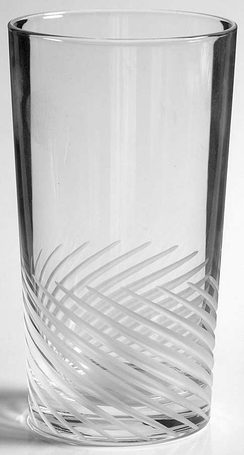 Spirale Mate 13 Oz Flat Tumbler by Cristal D'Arques - Durand-1