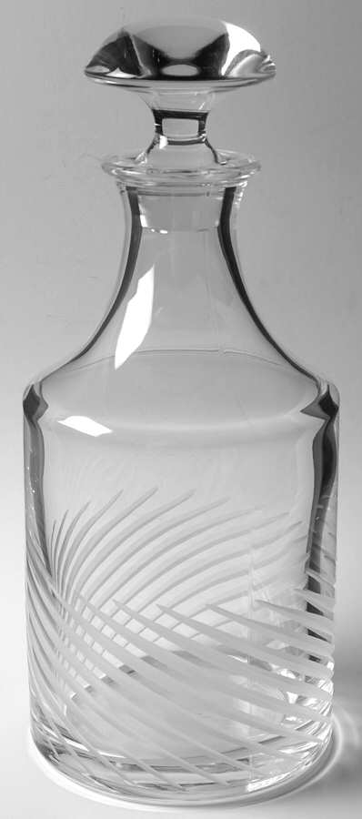 Spirale Mate Decanter & Stopper by Cristal D'Arques - Durand-1