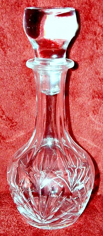 St. Maxime Decanter & Stopper by Cristal D'Arques - Durand-1