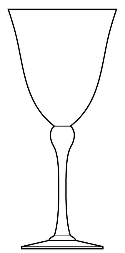 St Romain Water Goblet by Cristal D'Arques - Durand-1