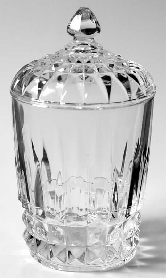Tuilleries Villandry Biscuit Barrel & Lid by Cristal D'Arques - Durand-1