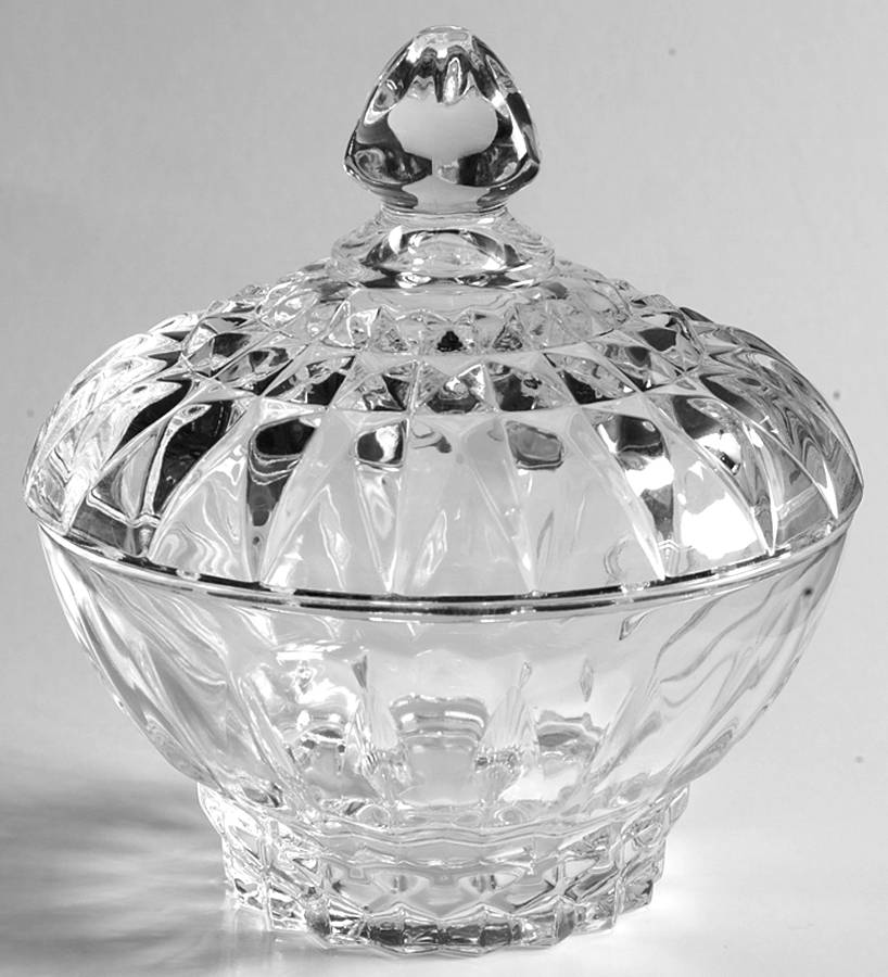 Tuilleries Villandry Candy Dish & Lid by Cristal D'Arques - Durand-1