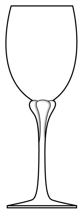Veronese Water Goblet by Cristal D'Arques - Durand-1