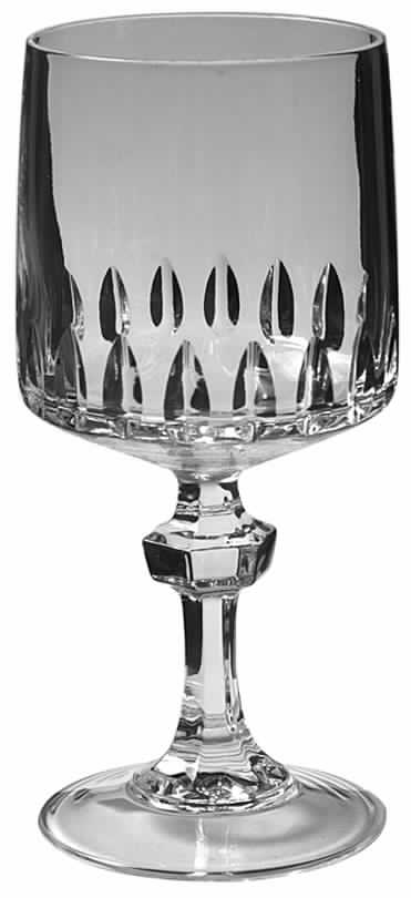 Vendome Taille Lance Water Goblet by Cristal D'Arques - Durand-1