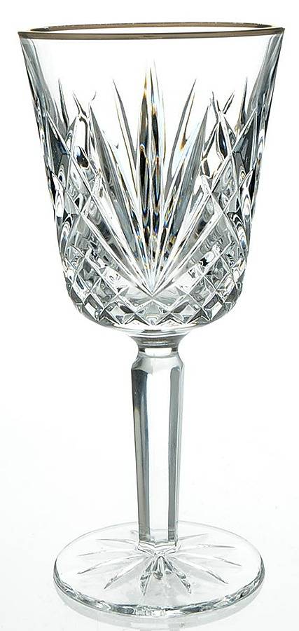 Villemont Gold Wine Glass by Cristal D'Arques - Durand-1