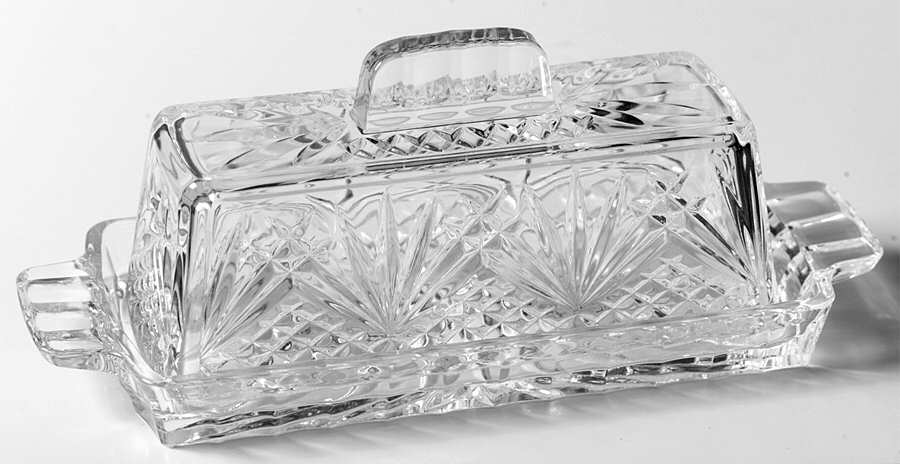 Villemont 1/4 Pound Covered Butter by Cristal D'Arques - Durand-1