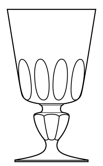 Downing Water Goblet by Corcoran-1