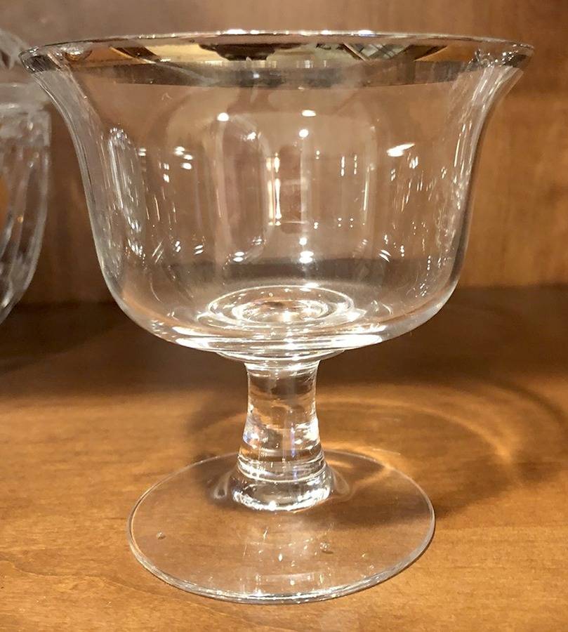 Ingrid (Platinum Trim) Champagne/Tall Sherbet by Corcoran-1
