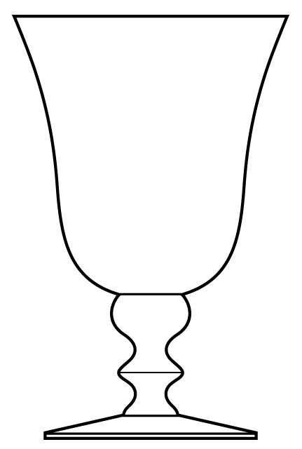 Oland Water Goblet by Corcoran-1