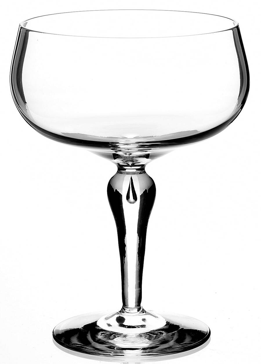 Teardrop Clear Champagne/Tall Sherbet by Corcoran-1