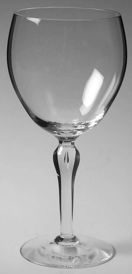 Teardrop Clear Water Goblet by Corcoran-1