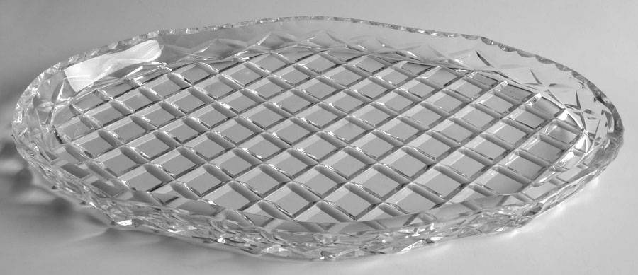 Canterbury 11" Oval Tray by Ceska-1