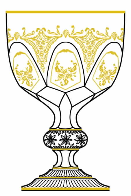 La Maison Du Roi Water Goblet by Cartier-1